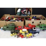 Large collection of diecast models to include Corgi, Burago, EFE, Matchbox, Lledo, Paul's Model