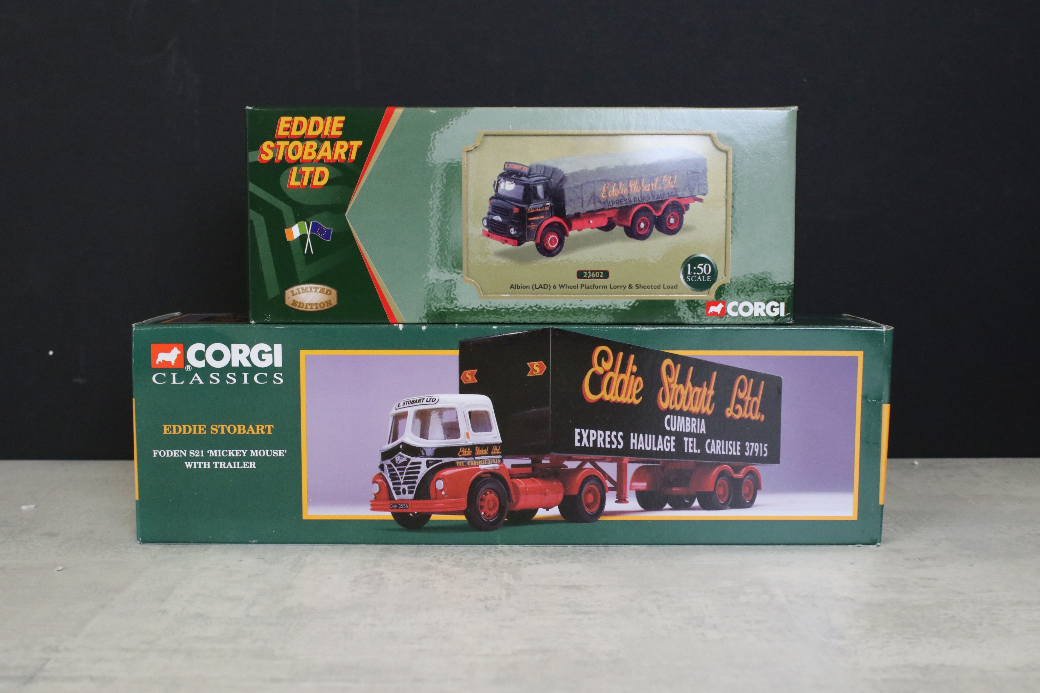 Nine Boxed Corgi diecast model trucks to include 2 x 1:50 ltd edn (75406 Ken Thomas Ltd, 75803 - Image 3 of 9