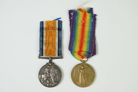 A British World War One Full Size Medal Pair To Include The Great War Of Civilisation Victory - Image 1 of 9