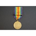 A British Full Size World War One Great War Of Civilisation Victory Medal Correctly Named And Issued