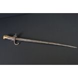 A French Model 1874 "Gras" Sword Bayonet Marked 1886.