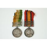 A British Boer War / South Africa Full Size Medal Pair To Include The Queens South Africa Medal With