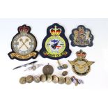 A Collection Of British Royal Air Force / RAF Buttons, Badges, Sweetheart Brooches....etc.