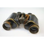 A Pair Of World War Two British Military Issued Kershaw Binoculars, Marked With The British Broad