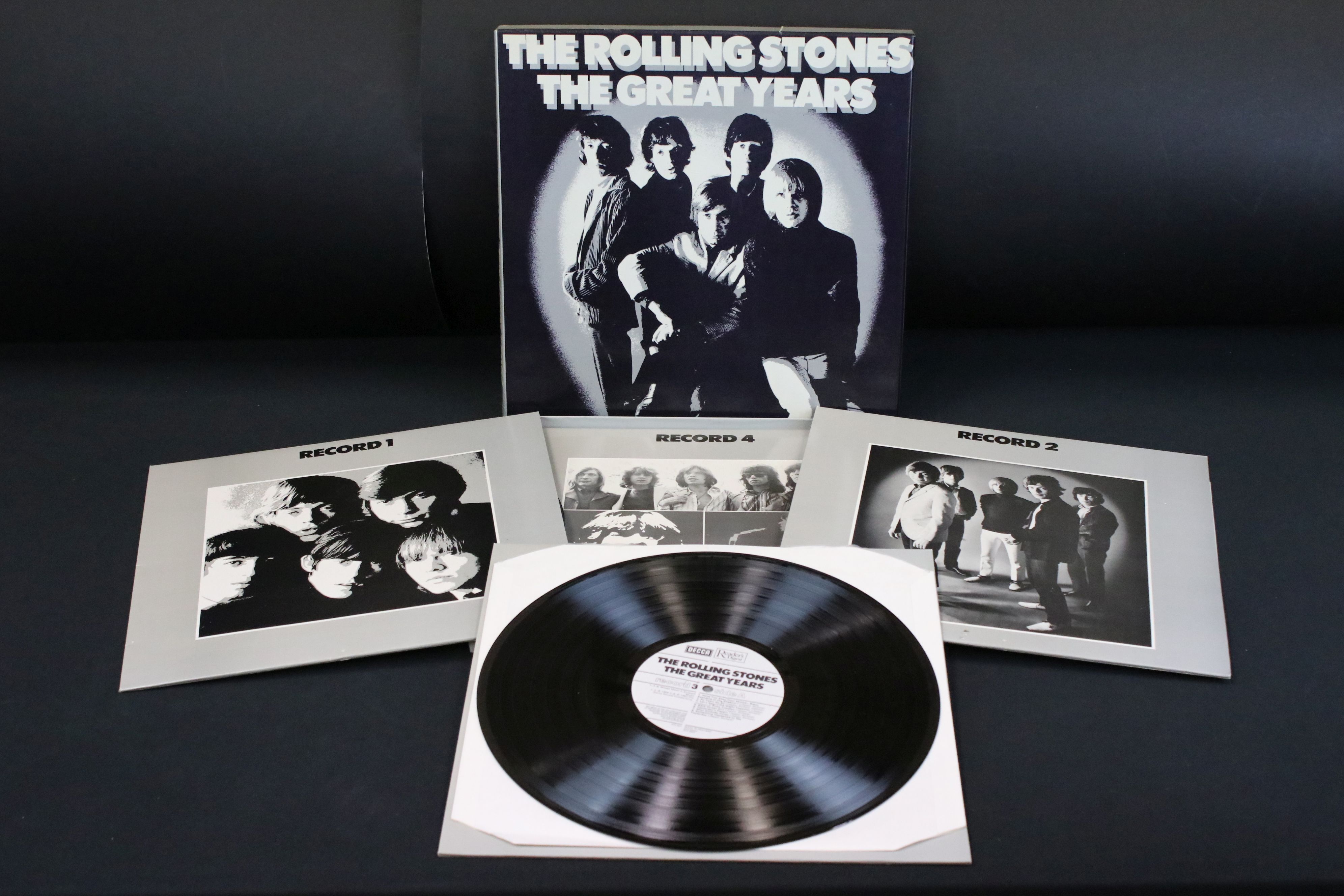 Vinyl - The Rolling Stones The Great Years Box Set on Readers Digest / Decca 4 LP Box Set, box, - Image 2 of 11
