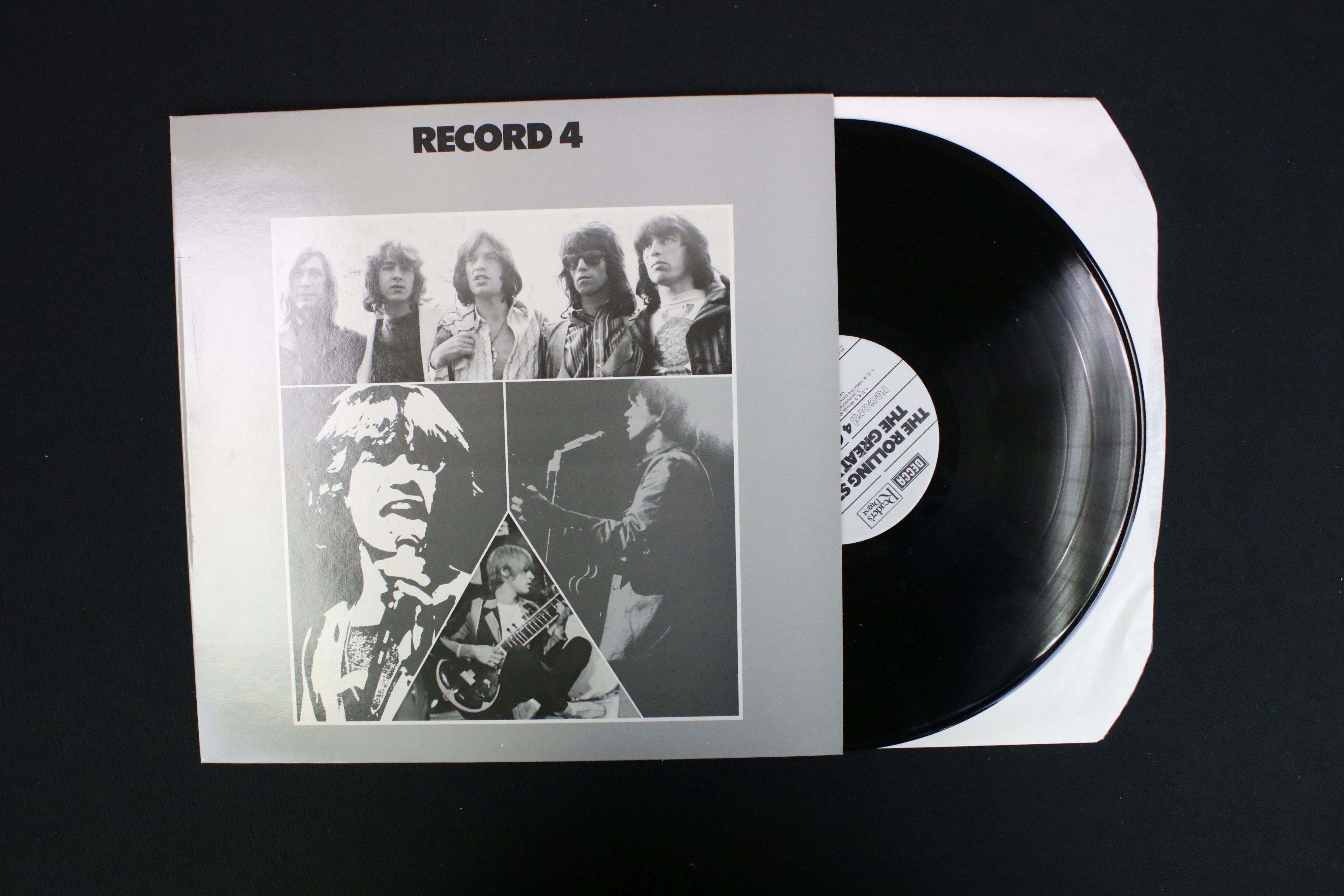 Vinyl - The Rolling Stones The Great Years Box Set on Readers Digest / Decca 4 LP Box Set, box, - Image 8 of 11
