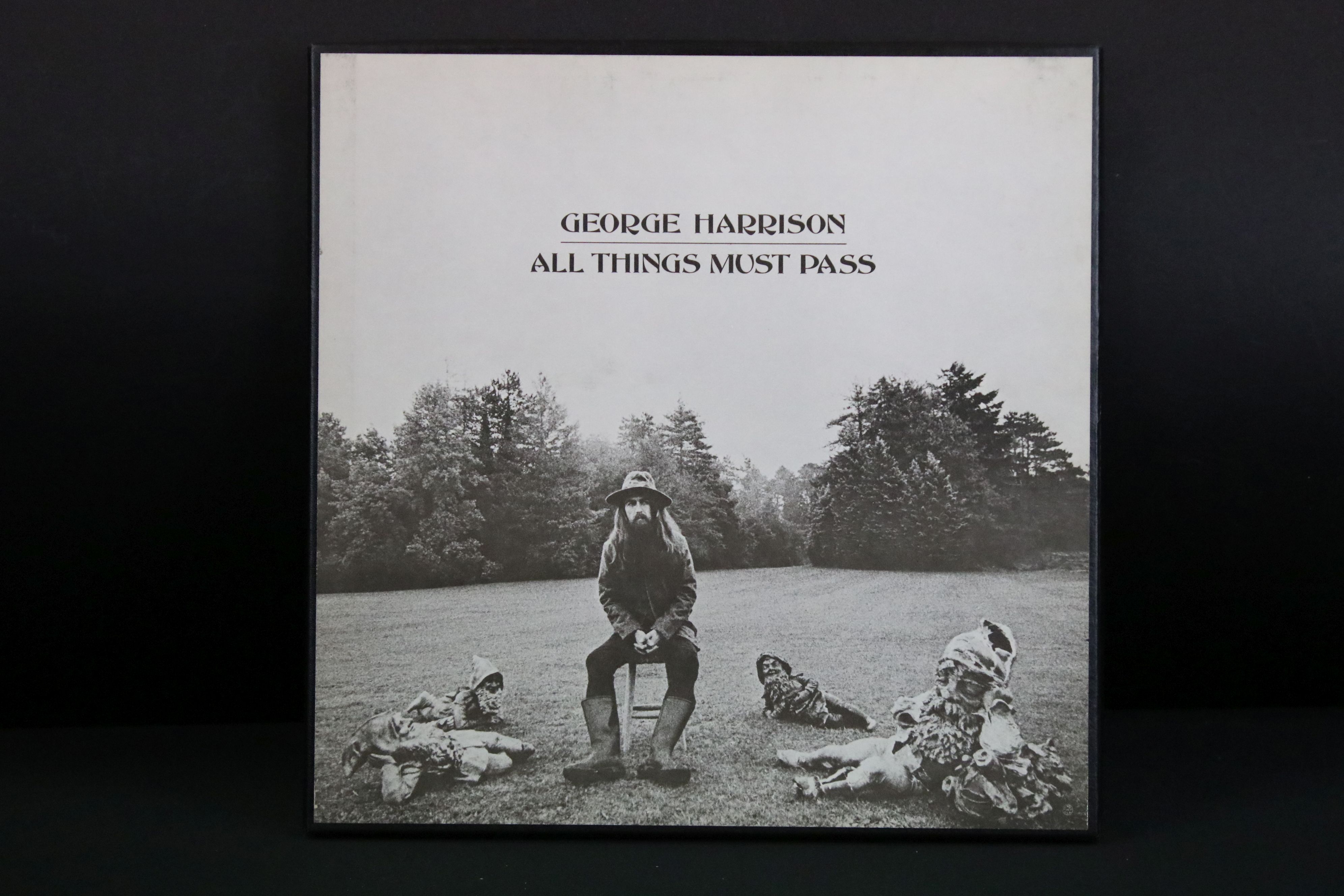 Vinyl - George Harrison All Things Must Pass LP on Apple STCH 639, Eric Clatpon credit to box,