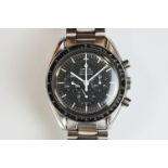 Gents stainless steel Omega Speedmaster Professional. Original Omega strap with 516 to end link