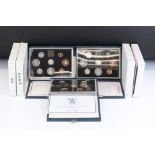 A collection of seven Royal Mint proof year sets to include 1983, 1984, 1985, 1986, 1987, 1988 and