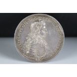 A William III medallion, William of Orange Landing at Torbay, 1688, struck Silver Medal by George
