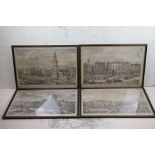 After G Scharf, Set of Four 19th century Black and White Engravings of Scenes of building work in