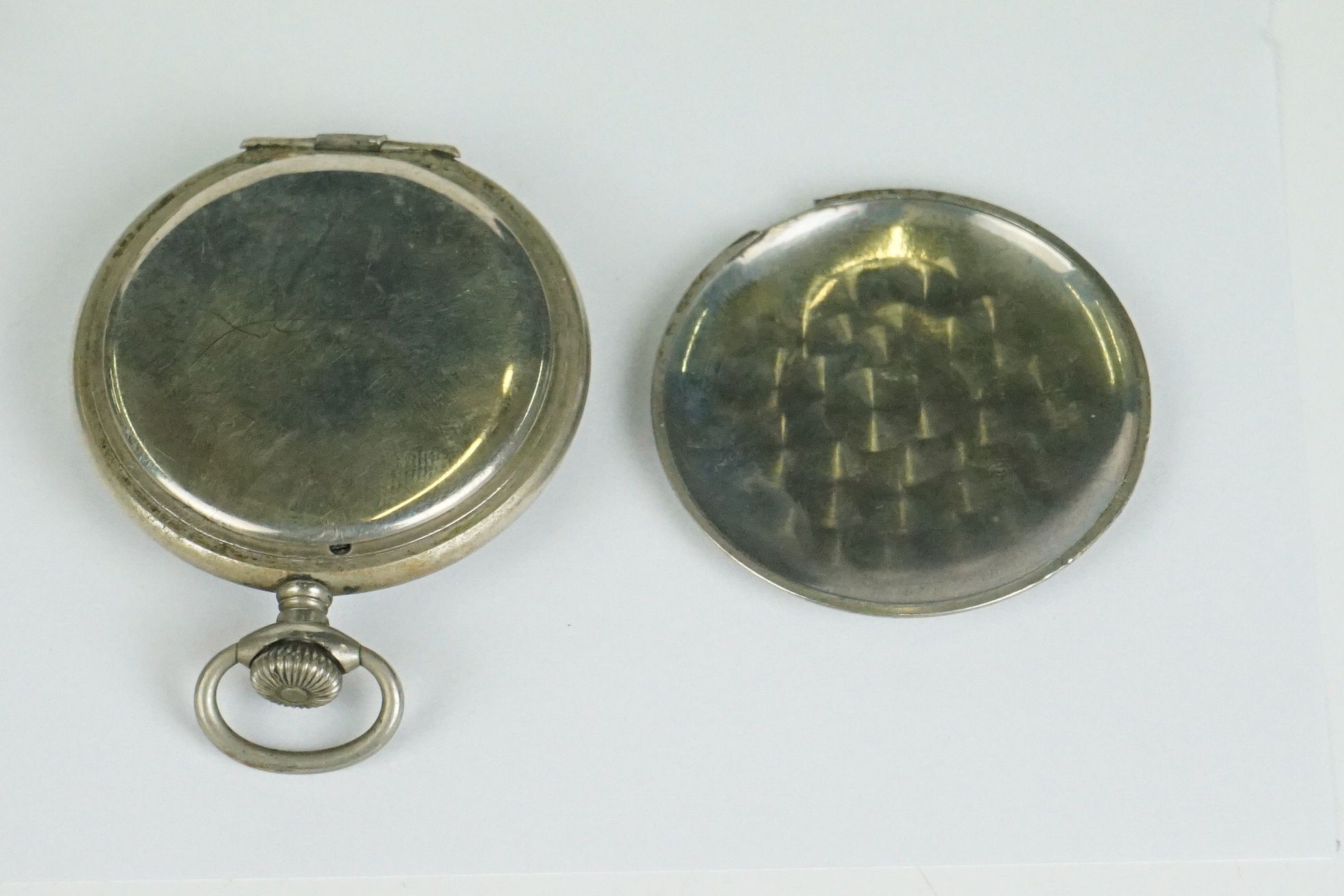 Two early 20th century top winding pocket watches to include a gold plated half hunter together with - Image 3 of 8