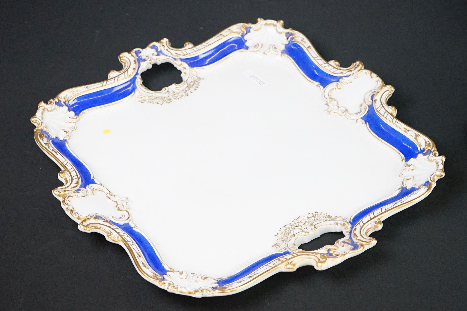 Mixed ceramics to include a Meissen twin-handled cabaret tray with blue glazed decoration, 39cm - Image 15 of 17