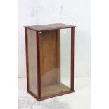 19th / Early 20th century Pine Framed Table Top Display Cabinet, glazed panels to three sides and