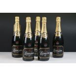 Champagne - Lanson Black Label, Brut NV, 5 bottles