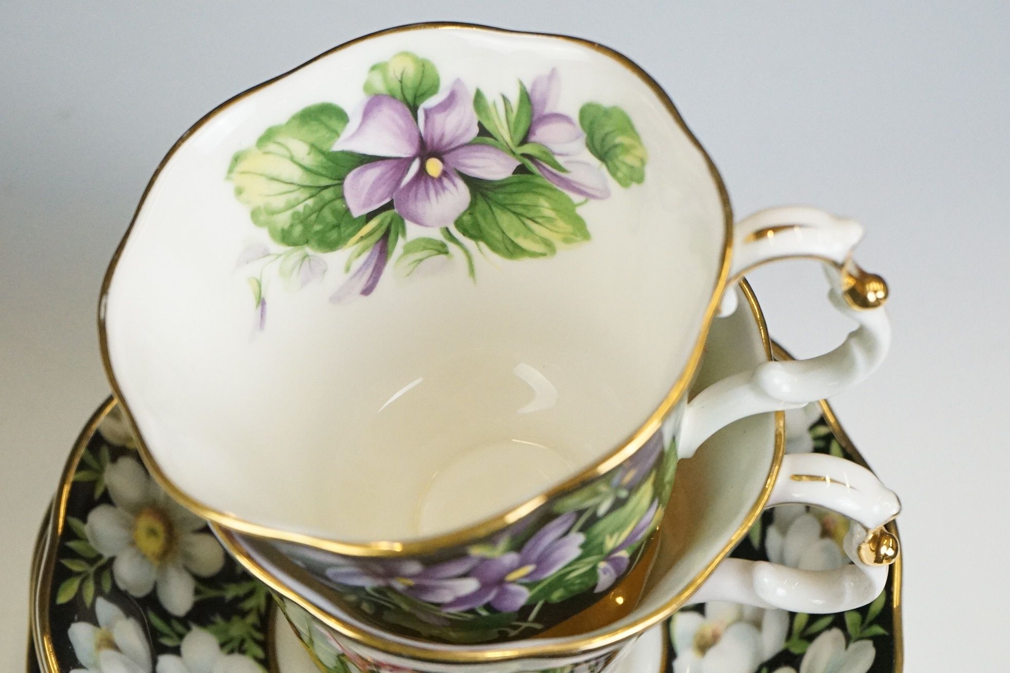 Royal Albert ' Provincial Flowers ' Tea ware, comprising 14 Tea Cups, 11 Saucers and 12 Side Plates, - Image 12 of 12