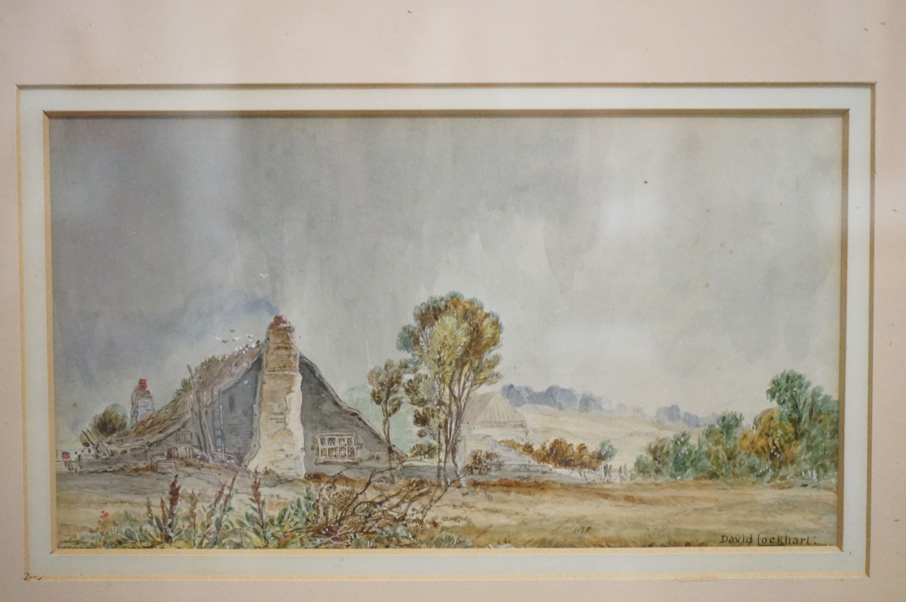 Seven 19th and 20th century Landscape Watercolours including Louis a Johns Watercolour dated 1938, - Image 3 of 8