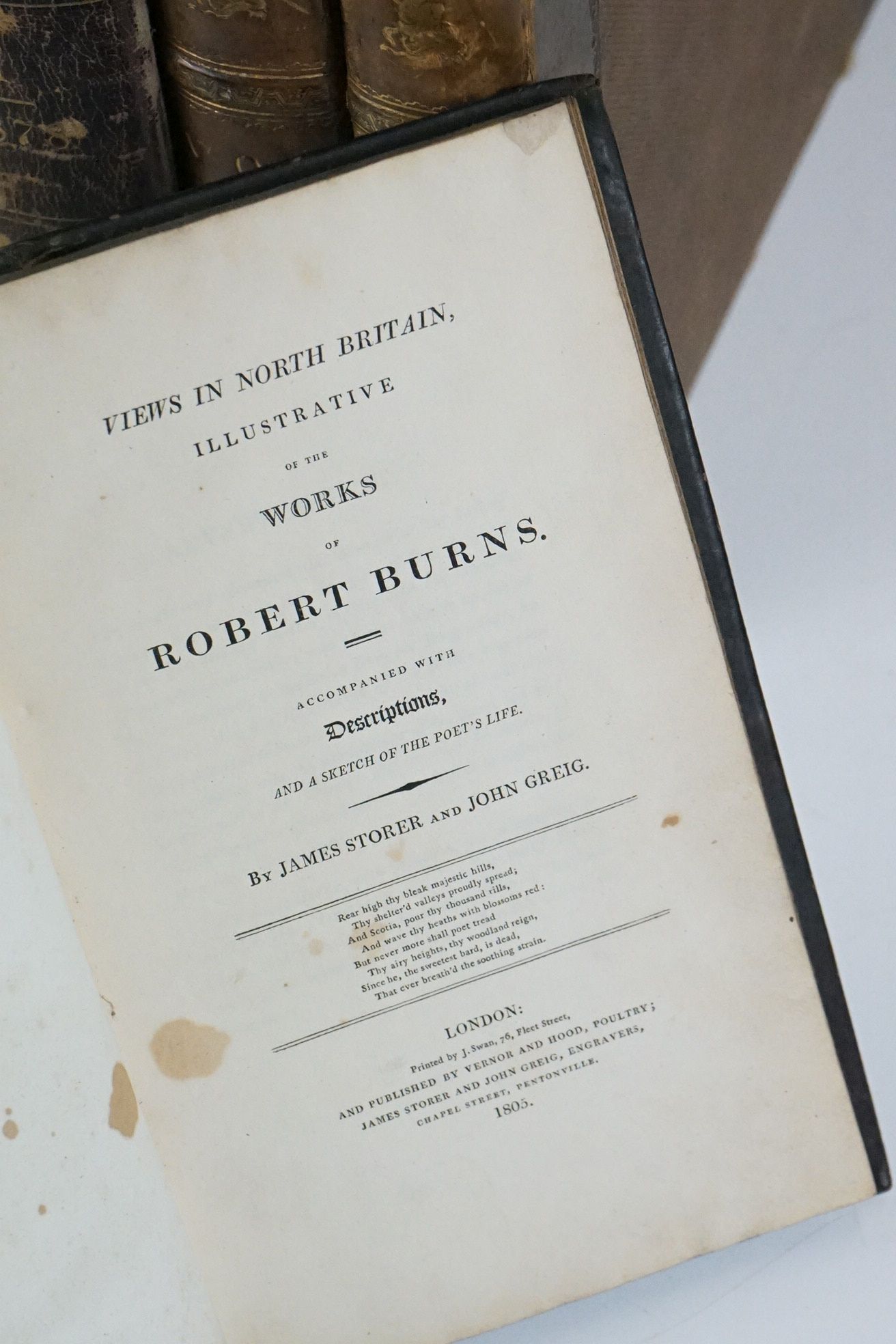 Books - Two leather bound London News dated 1878 & 1879, Old England Vol.I & Vol.II and views in - Image 3 of 4