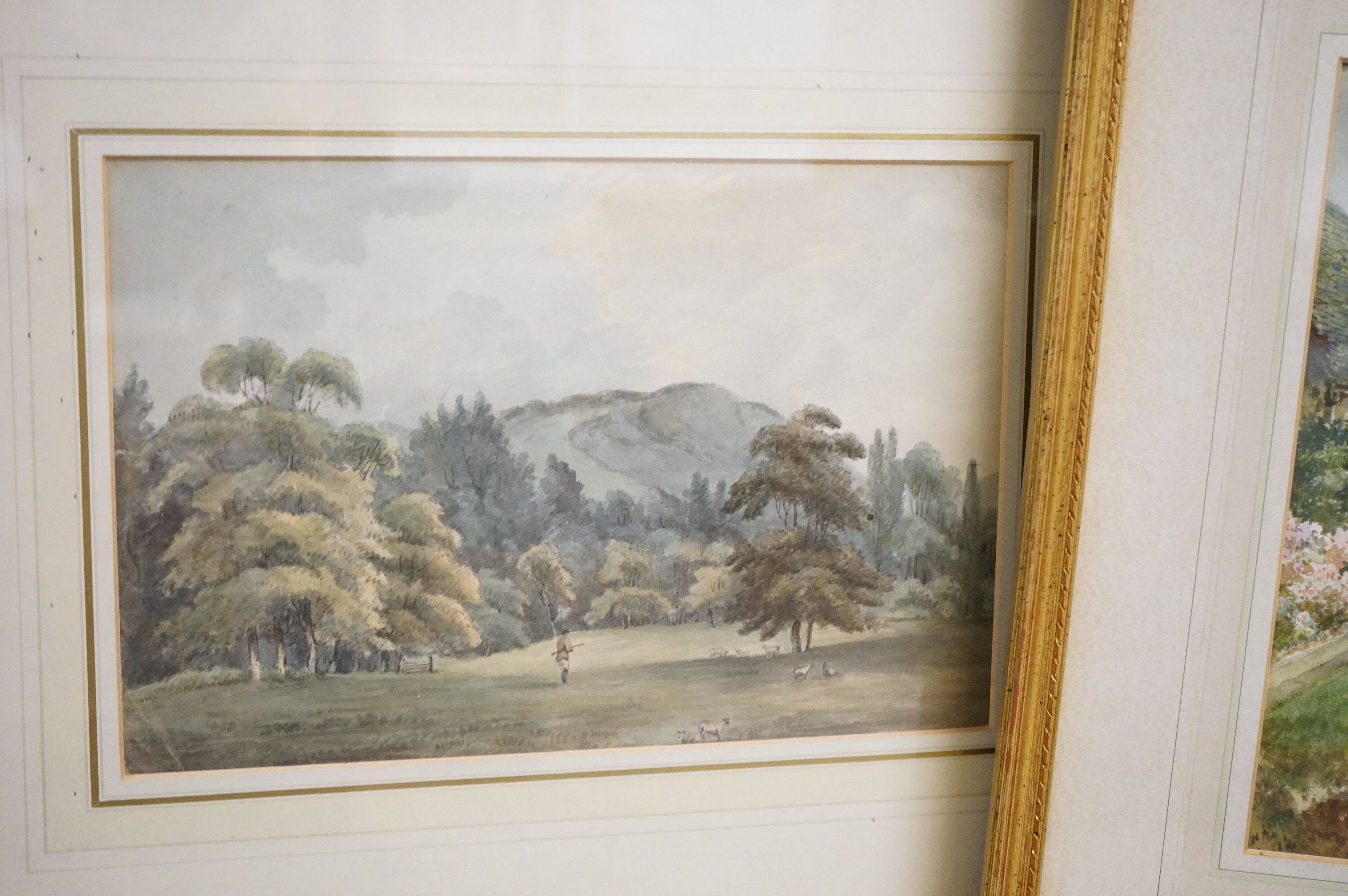 Seven 19th and 20th century Landscape Watercolours including Louis a Johns Watercolour dated 1938, - Image 7 of 8