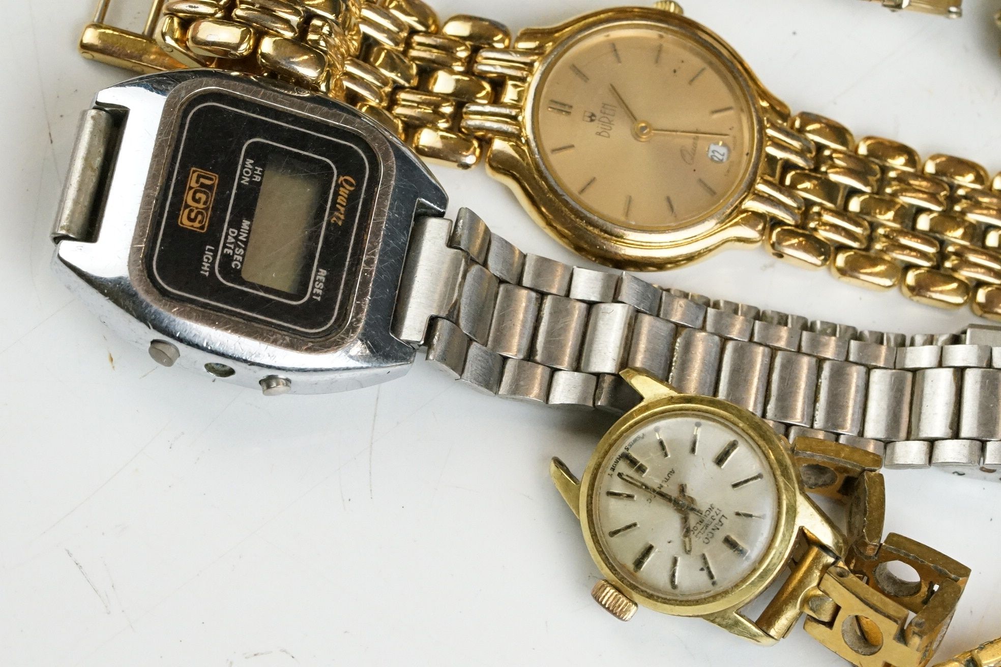 A small collection of ladies wristwatches together with a gold plated full hunter pocket watch. - Image 5 of 7