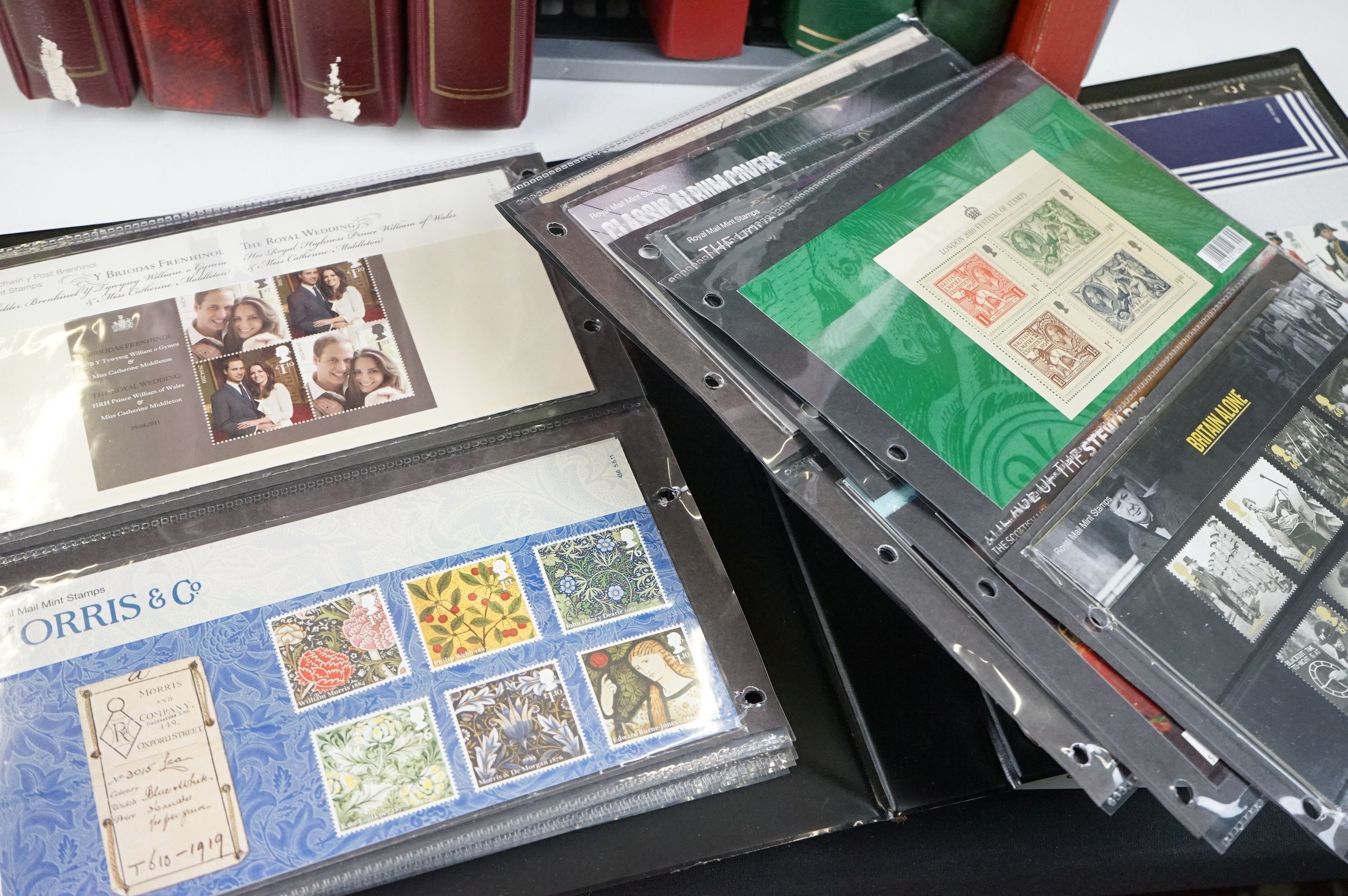 A large collection of mainly world stamps contained within ten albums to include mint examples. - Image 5 of 9