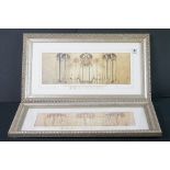 Charles Rennie and Margaret MacDonald Mackintosh, pair of Art Nouveau themed prints with ladies