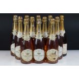 Champagne - Pierre Vaudon Rose Premier Cru NV, 12 bottles