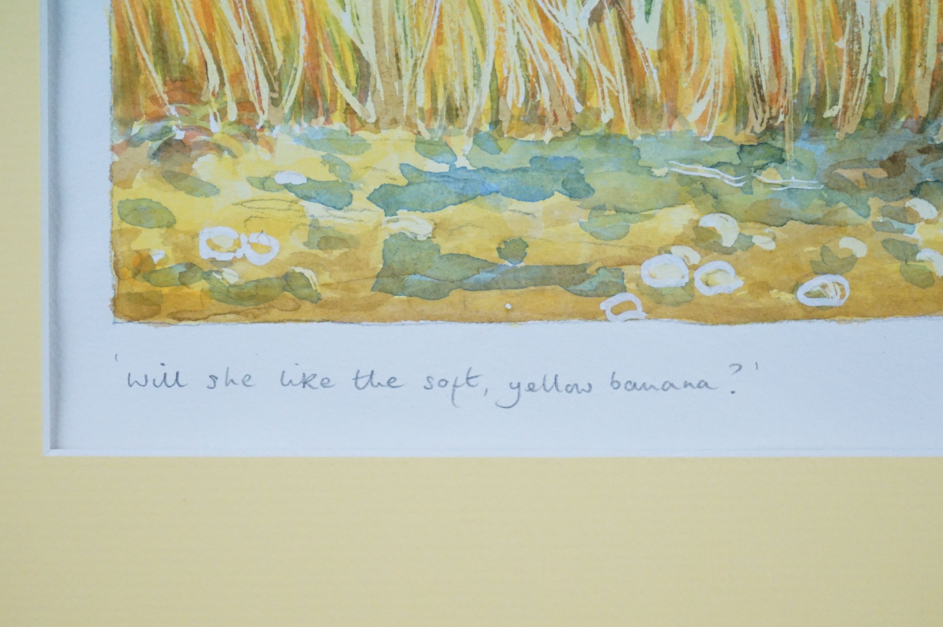 Eileen Brown (Contemporary) First Illustration Watercolour from ' Hannah's Surprise ' titled ' - Image 5 of 6