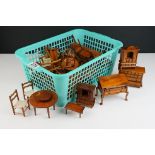 Collection of Wooden Doll's House Furniture