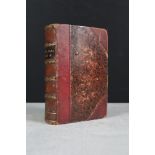 Book - Notre-Dame de Paris - Victor Hugo, leather bound, dated 1837.