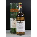 A bottle of Caol Ila old malt cask whisky, bottle aged 25 years, from 1979 to 2004.