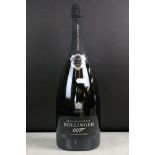 James Bond 'Dressed To Kill' Bollinger Champagne from 2009, sealed bottle.