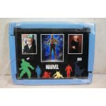 Marvel - Marvel Comics Stan Lee Montage with three photographic images, one signed by Stan Lee, with