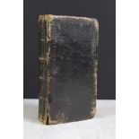 Book - The Book of Common Prayer, leather bound, dated 1763.