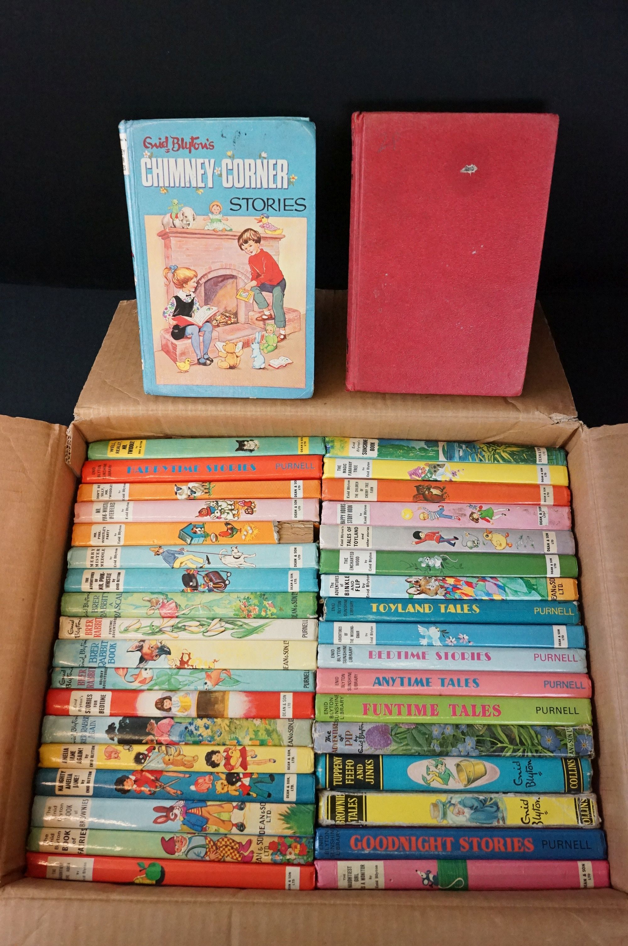A large collection of Enid Blyton board back books, approx thirty two in total dating from the