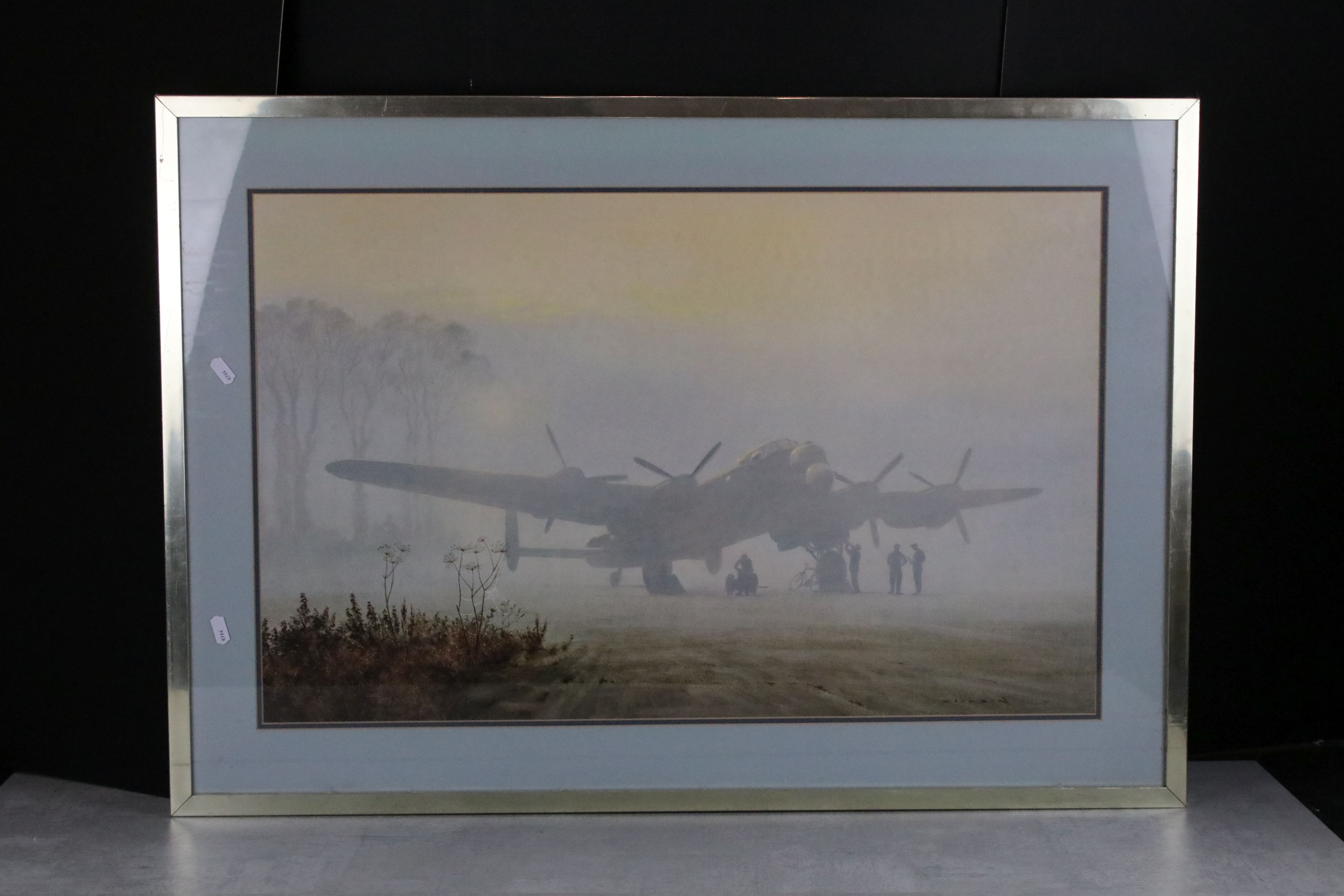 John Brooks (20th century) Oil Painting on Canvas of a Sunderland Flying Boat, signed lower right, - Image 2 of 12
