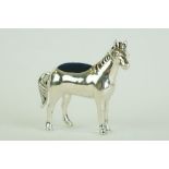 Silver Horse shaped Pincushion