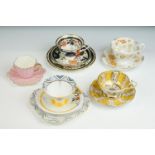 Collection of Ceramic Tea Ware including Paragon Cup and Saucer, Wileman Foley Cup and Saucer,