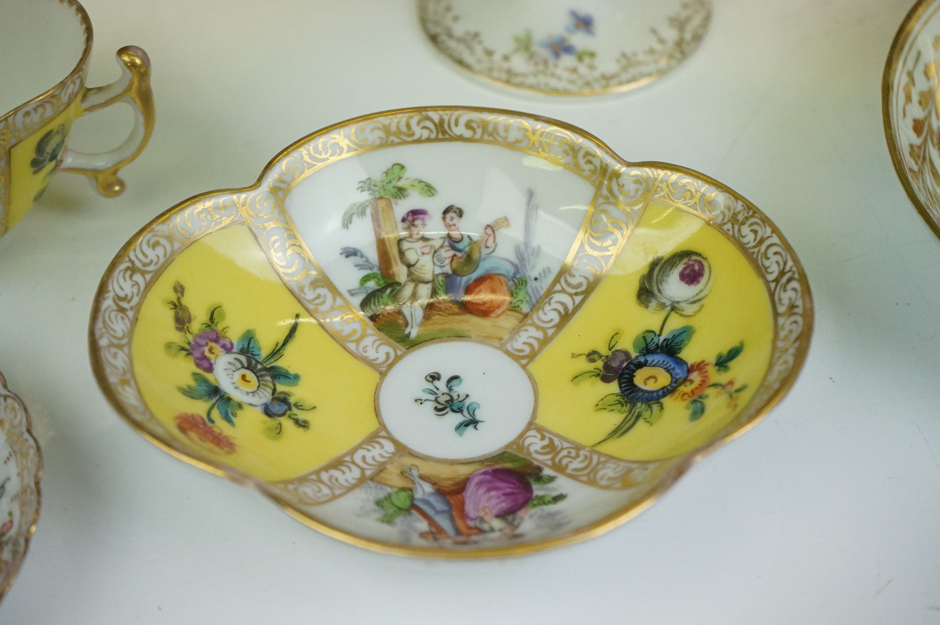 Mixed lot of Continental Porcelain including Augustus Rex Cabinet Cup & Saucer, Dresden Cabinet - Image 4 of 17