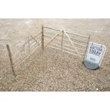 Two Wooden Gate / Sheep Hurdles, 176cm long x 108cm high