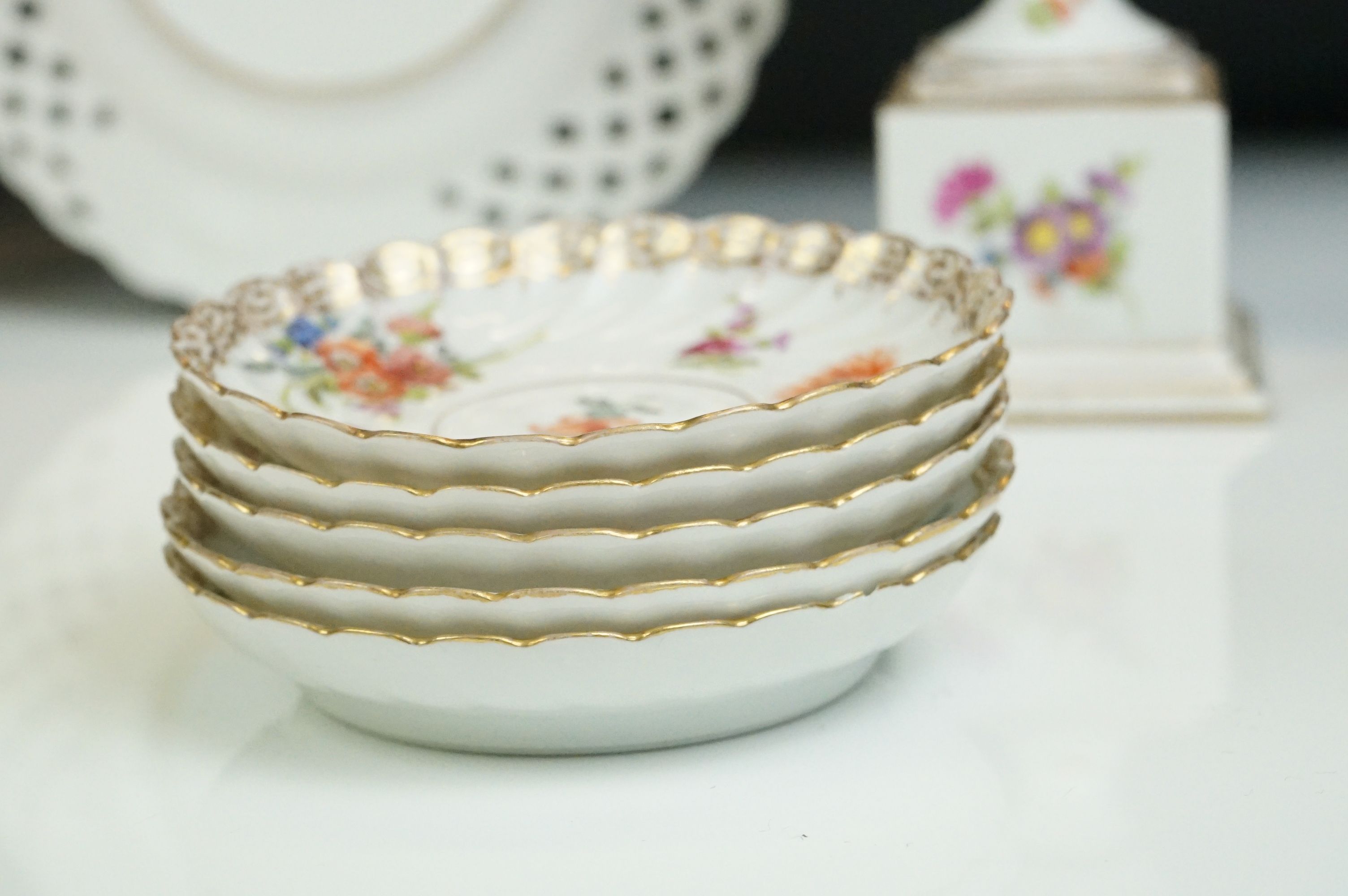 Mixed lot of Continental Porcelain including Augustus Rex Cabinet Cup & Saucer, Dresden Cabinet - Image 17 of 17