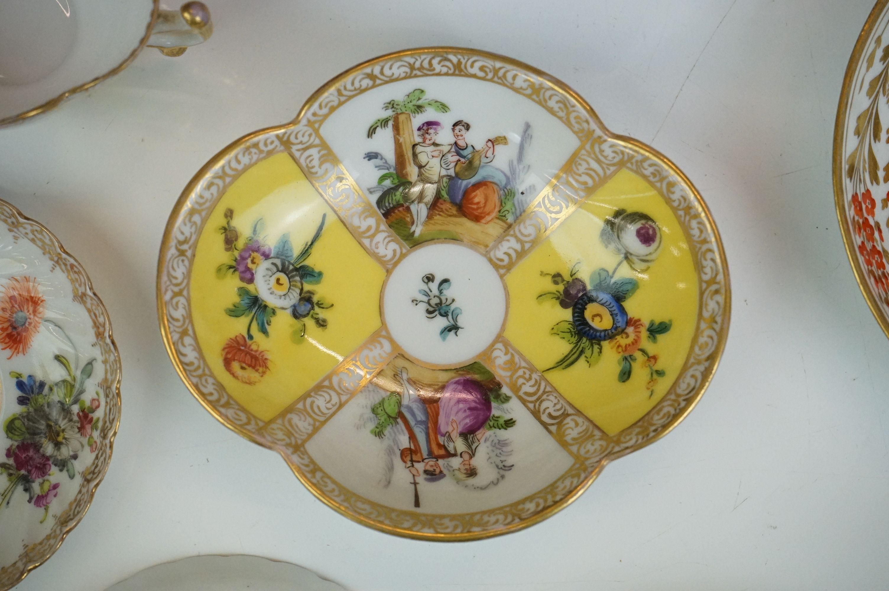 Mixed lot of Continental Porcelain including Augustus Rex Cabinet Cup & Saucer, Dresden Cabinet - Image 5 of 17