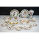 Mixed lot of Continental Porcelain including Augustus Rex Cabinet Cup & Saucer, Dresden Cabinet