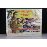 Film Poster - 1950's film ' Pawnee ' starring George Montgomery, 56cm x 72cm