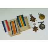 A World War One medal trio to include the 1914-15 star medal, victory medal and the 1914-18