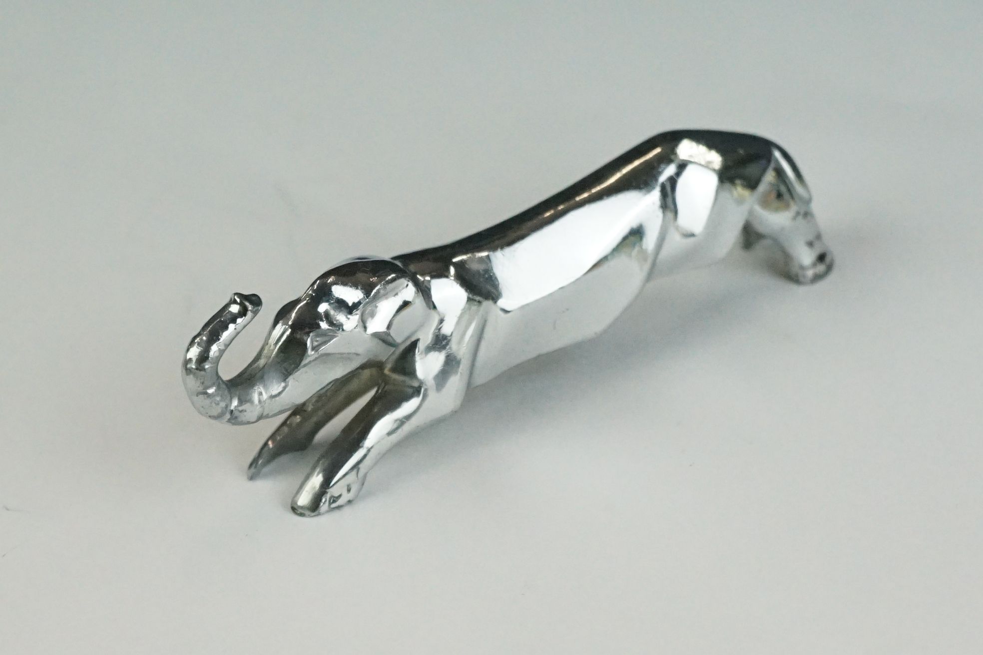 Set of Six Art Deco style White Metal Knife Rests in the form of different animals including - Image 6 of 8
