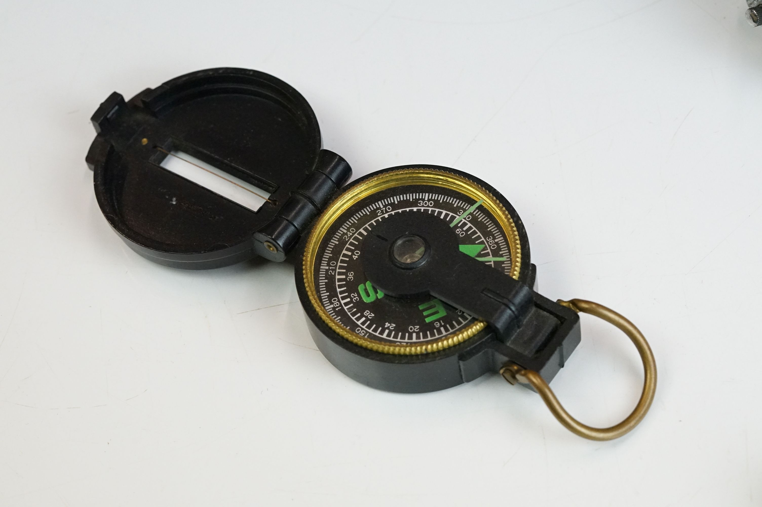 A group of mixed collectables to include a map measure, directional compass, silver cased pocket - Image 5 of 17