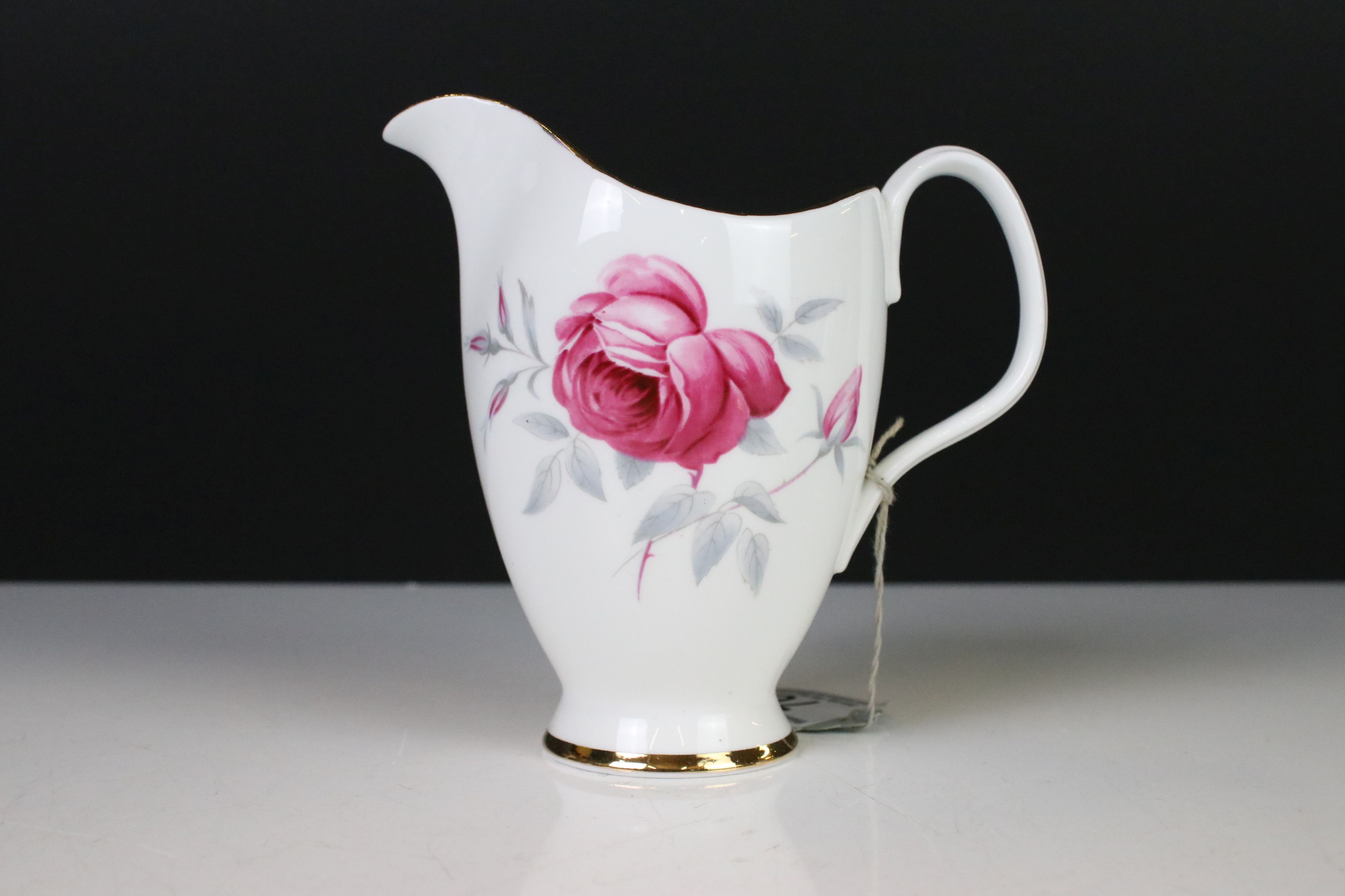 Royal Albert ' Charmaine ' Tea Set comprising Teapot, Milk, Sugar, 6 tea cups, saucers and tea - Image 7 of 11