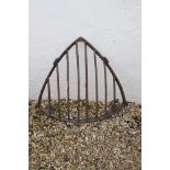 Antique Iron Corner Hayrack, 81cm high