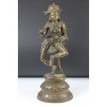 Large Indian Hindu Bronze Deity Parvati, 44cm high